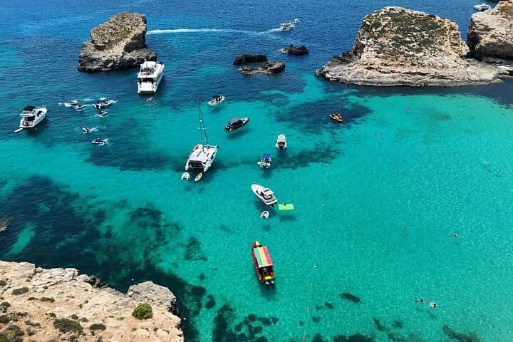 Private Speedboat to Blue Lagoon & Crystal Lagoon — 3-Hour Comino Boat Charter photo 2