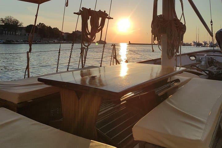 Zadar Wooden Boat Tour: Half-Day Sailing with Champagne & Snorkeling photo 3