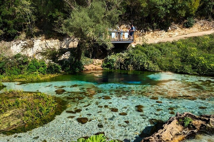 Blue Eye & Gjirokastër Castle Day Tour from Sarandë — Karst Springs, Ottoman Streets, and Military History