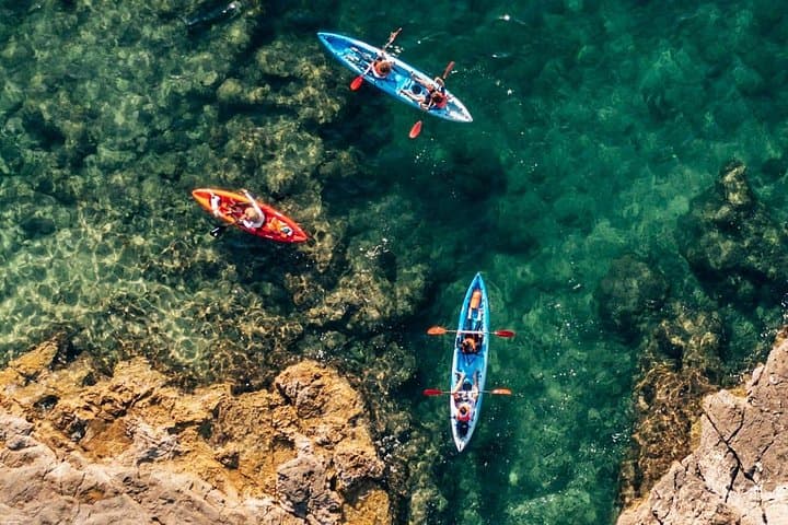 Pula Three Islands Kayak Tour — Snorkel, Sea Caves & Coastal Wildlife photo 1