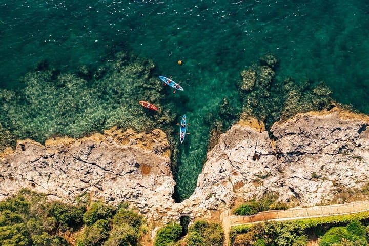 Pula Three Islands Kayak Tour — Snorkel, Sea Caves & Coastal Wildlife photo 2