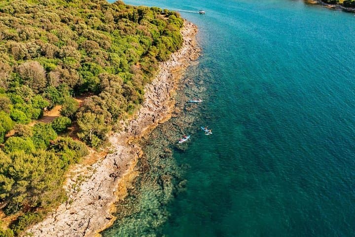 Pula Three Islands Kayak Tour — Snorkel, Sea Caves & Coastal Wildlife photo 3