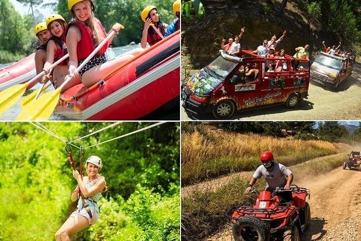 Köprülü Canyon 4‑in‑1: Rafting, Jeep, Buggy & Zipline Adventure from Antalya photo 1