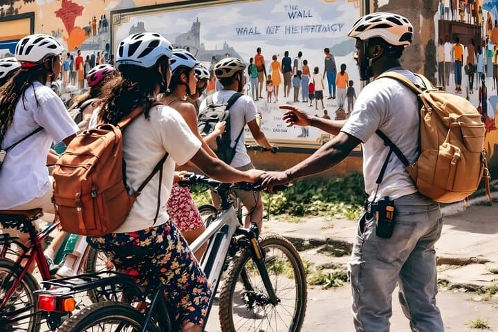 E-Bike Cultural Tour in Cotonou: Heritage Wall, Beninese Amazons & Coastal Ride