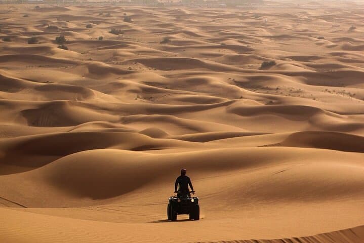 Erg Chebbi Quad-Bike Adventure: Sunrise & Sunset Sahara Dune Tour