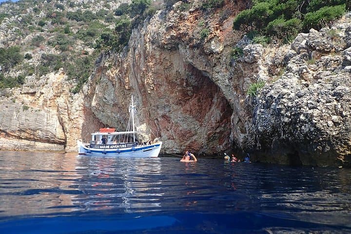 Snorkel Secret Caves and Beaches on Lefkada — Marine Adventure Cruise photo 2
