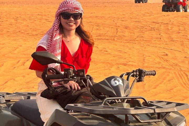 Dubai Desert Safari: Evening Dune Bashing, Camel Ride & BBQ in Lehbab photo 4