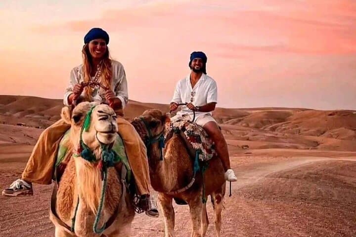 Agafay Desert Sunset: Camel Ride, Dinner & Berber Show Near Marrakech