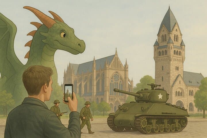 Metz Dragons to Liberation: GPS App Walking Tour & Mobile Game