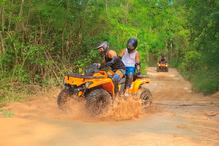 Half-Day Tulum Adventure: Cenote Swim, Zipline & ATV Combo