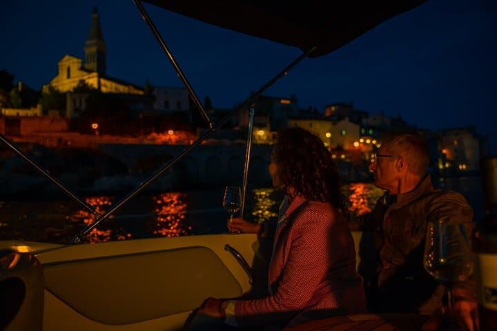 Rovinj Nighttime Private Speedboat Tour with Drinks photo 6