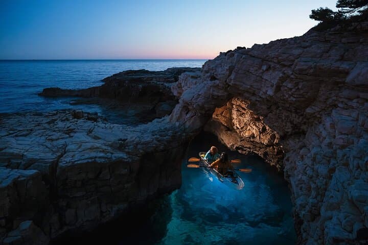 Clear Kayak Glow Night Tour in Pula — Transparent Kayaks & LED Underwater Views photo 6