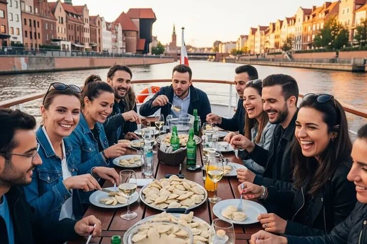 Pierogi Cruise on the Motława: Gdańsk Culinary Boat Tour