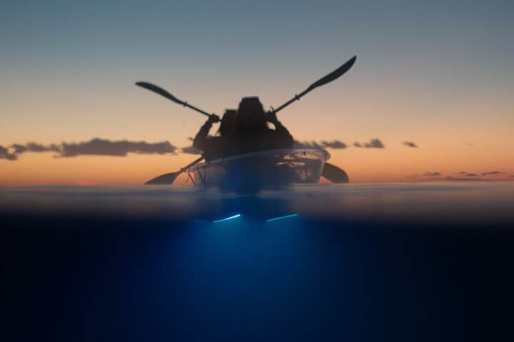 Clear Kayak Glow Night Tour in Pula — Transparent Kayaks & LED Underwater Views photo 2