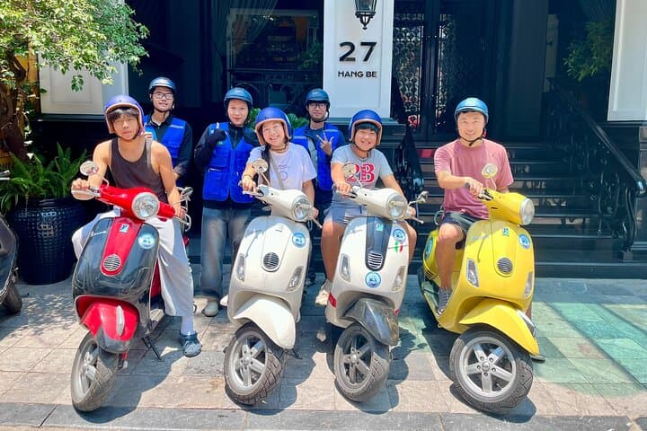 Hanoi Vespa Tour: Old Quarter, Train Street & Egg Coffee Experience photo 2