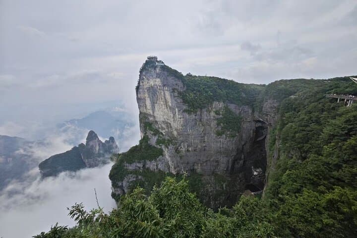 Glass Walkway at Tianmen Mountain: Cable Car, Heaven's Gate & Skywalk Experience photo 6