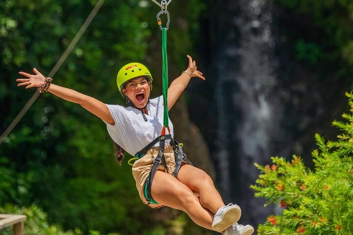 Vallé Waterfall Zipline — Zip Over Chamouzé Falls in Mauritius