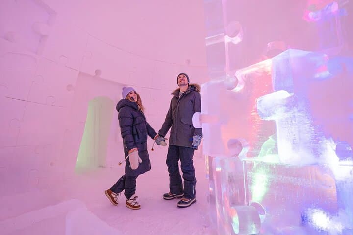 Inside Arctic SnowHotel: Guided Tour, Ice Bar & Snow Sculptures in Rovaniemi