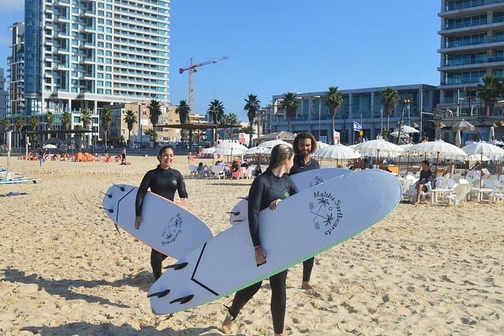 Surfboard and Boogie Board Rental at Tel Aviv Beach Club — Hourly Mediterranean Rentals photo 4