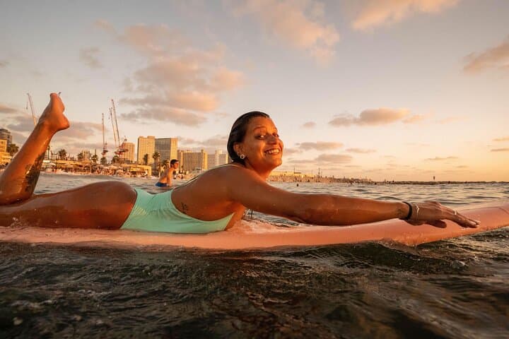 Tel Aviv Beach Club TLV: 1-Hour Private Surf Lessons for Beginners photo 4