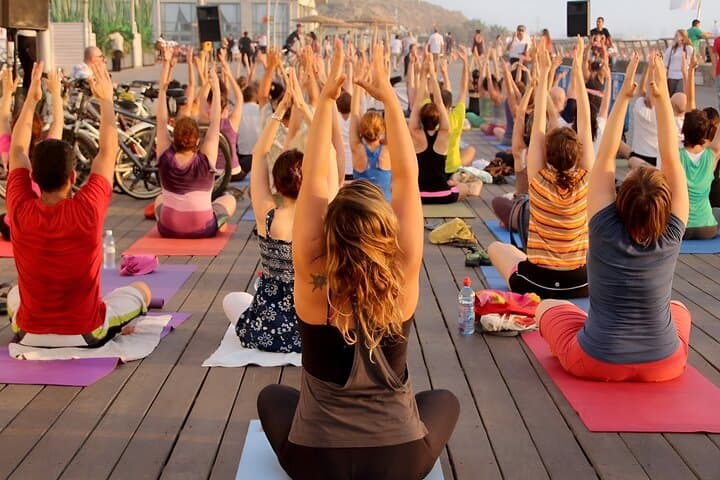 Sunset Yoga and Meditation on Tel Aviv Beach — 50-Min Seaside Class photo 2