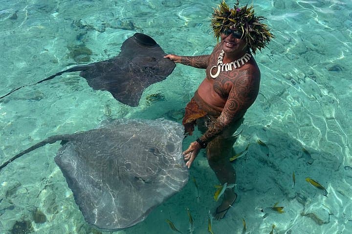 Bora Bora Land-and-Sea Adventure: Snorkel the Lagoon & 4x4 Up Mount Otemanu photo 2