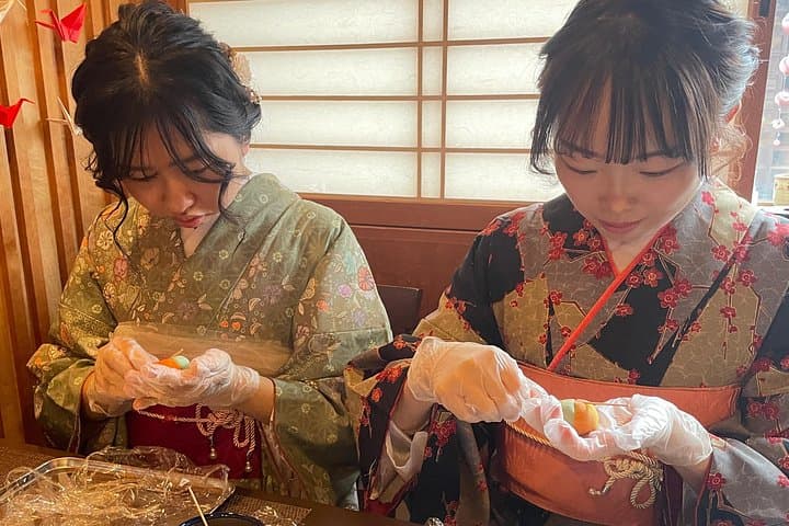 Stroll Nara Park in a Kimono: Traditional Kimono & Hair Styling Experience photo 2