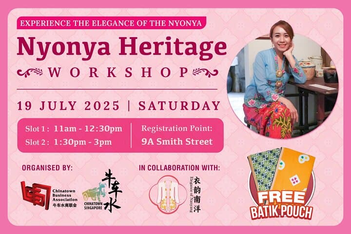 Step Into Peranakan Life: Nyonya Cultural Workshop & Kebaya Dress-Up in Singapore photo 1
