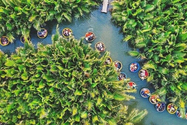Coconut Basket Boat Ride in Cam Thanh — Paddle Traditional Vietnamese Basket Boats photo 4