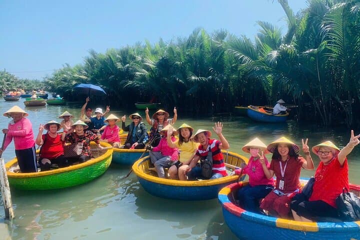 Coconut Basket Boat Ride in Cam Thanh — Paddle Traditional Vietnamese Basket Boats photo 3