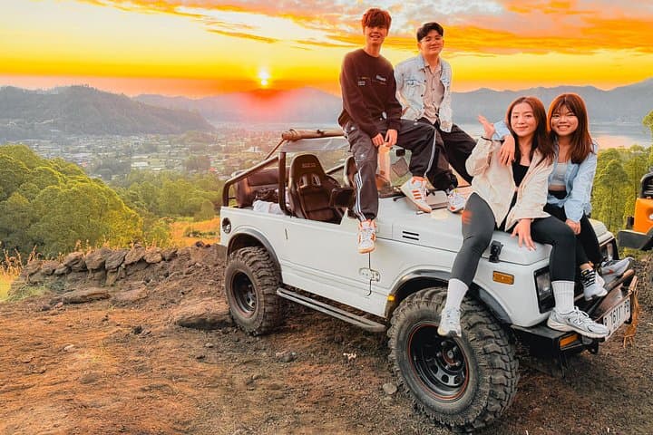 Mount Batur Jeep Sunrise Tour: 4WD to Black Lava Fields & Lake Views photo 2