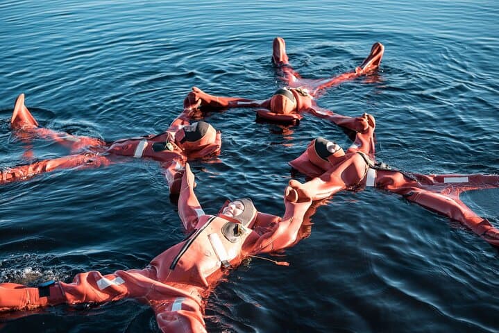 Autumn Lake Floating in Rovaniemi: Daytime Arctic Survival-Suit Experience photo 5
