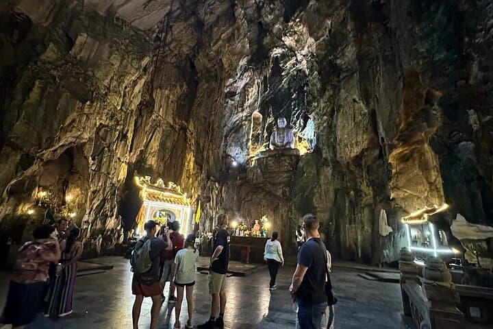 Marble Mountains & Linh Ung Pagoda: Da Nang Private Tour to Am Phu Cave