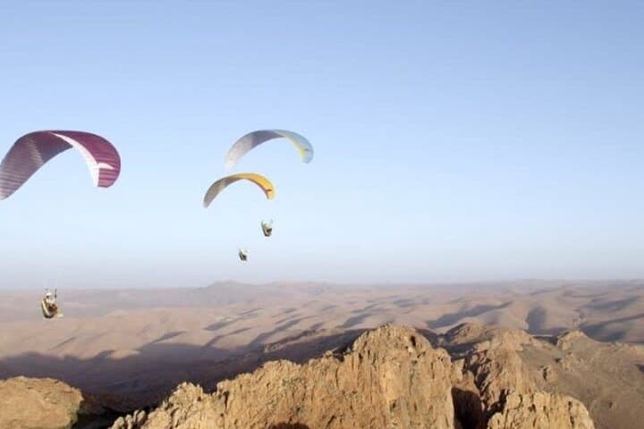 Paragliding Over Marrakech: Tandem Flights Above the Atlas Foothills & Agafay Desert