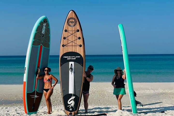 Paddle Board Pilates on Lake Powell — SUP Pilates in Panama City Beach photo 3