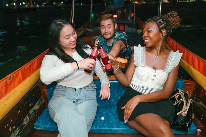 Bangkok Chao Phraya Night Longtail Boat Ride — 1.5hr Self-Guided River Tour photo 2