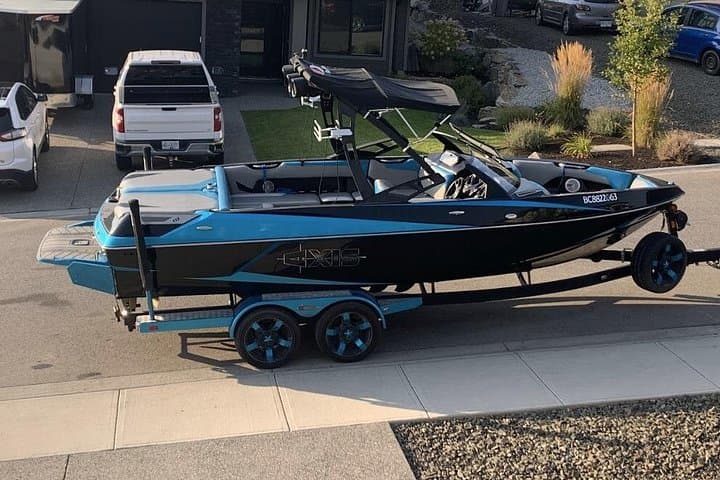 Axis T22 Wake Surfing on Okanagan Lake — Full-Day Boat Rental in Kelowna photo 2