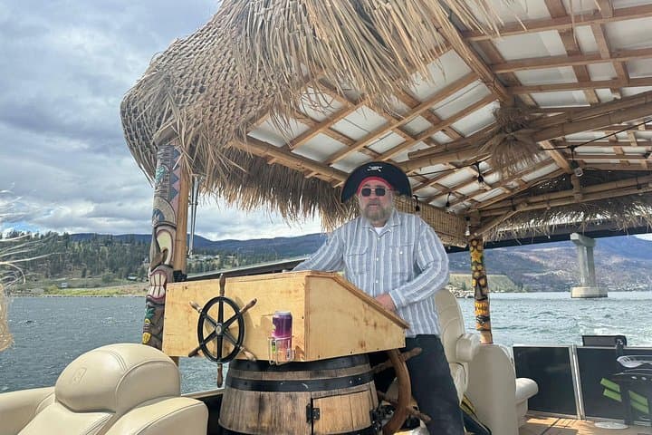 Tiki Party Yacht Pontoon Rental on Okanagan Lake: Private Pontoon for Groups in Kelowna photo 2