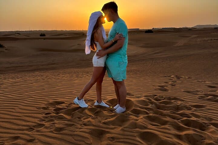 Dubai Morning 2-Seater Buggy Desert Tour: Dune Bashing, Sandboarding & Camel Ride photo 5