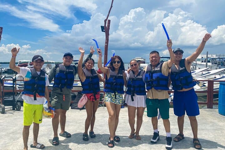 Drive a Two-Person Speedboat and Snorkel Ángel Reef — Cancun Adventure photo 4