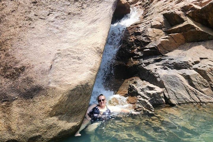Relaxing Swimming at Nature Waterfalls near Hoi An, Vietnam photo 2