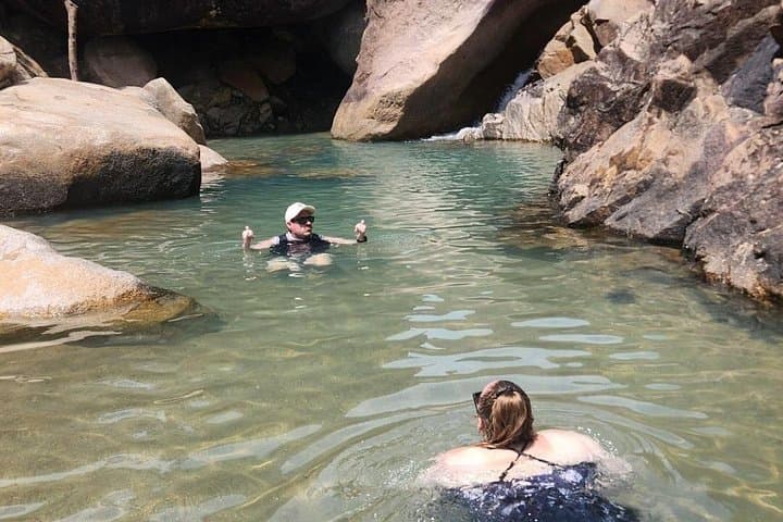 Relaxing Swimming at Nature Waterfalls near Hoi An, Vietnam photo 4