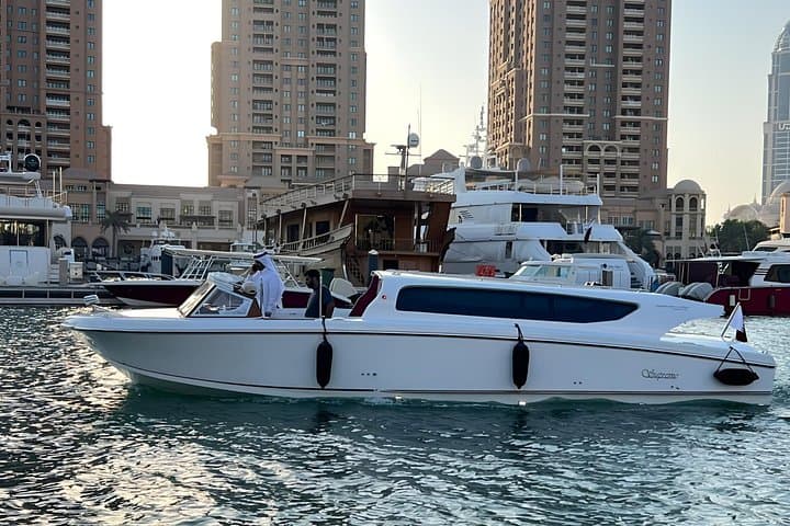 Private Electric Boat Cruise at The Pearl Qatar with Air Conditioning photo 1
