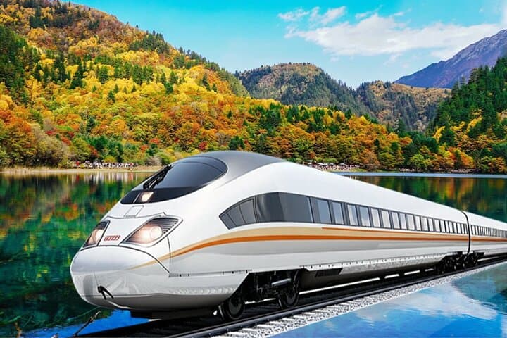Bullet-Train Day Trip from Chengdu to Jiuzhaigou & Huanglong