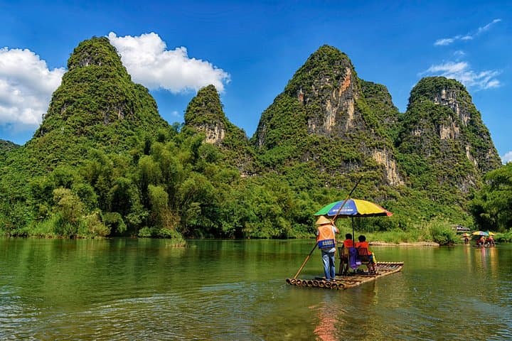 Yangshuo Bamboo Rafting & Moon Water Cave Day Tour — Yulong River Adventure photo 3