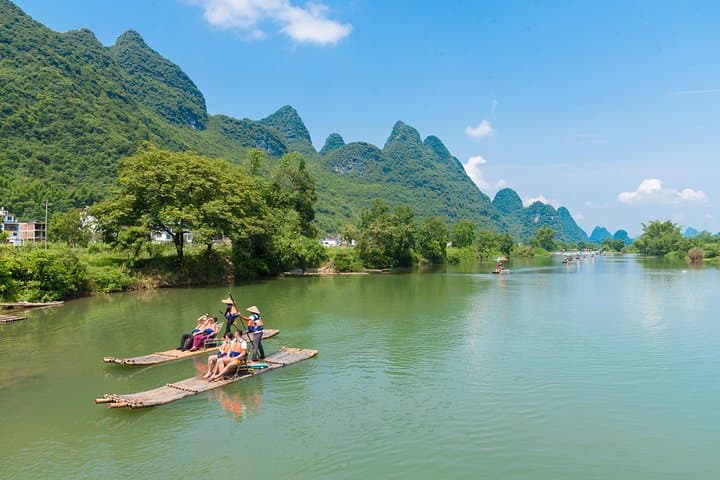 Yangshuo Bamboo Rafting & Moon Water Cave Day Tour — Yulong River Adventure photo 2