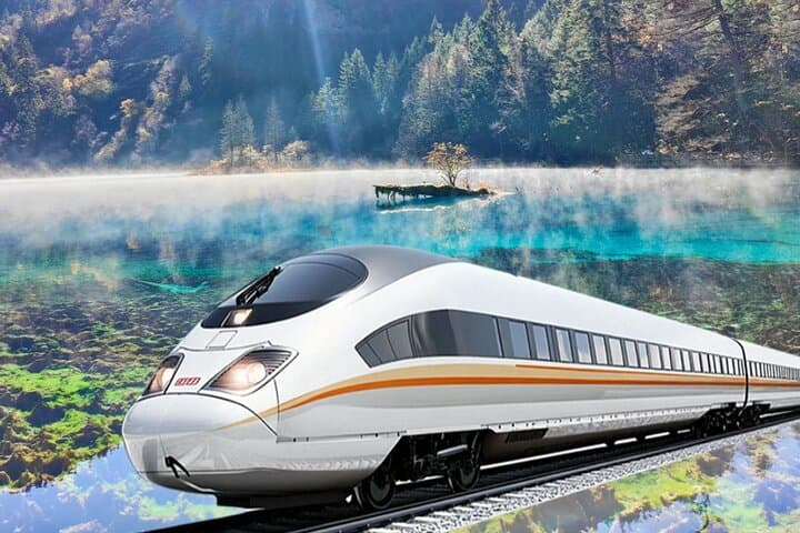3-Day Private Jiuzhaigou & Huanglong Tour from Chengdu by High-Speed Rail