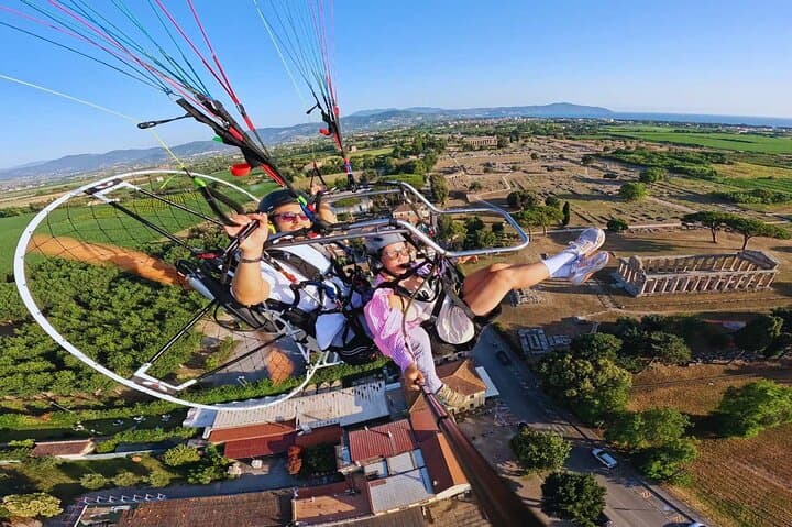 Powered Paragliding over Paestum: Fly Above Ancient Greek Temples and the Cilento Coast photo 1