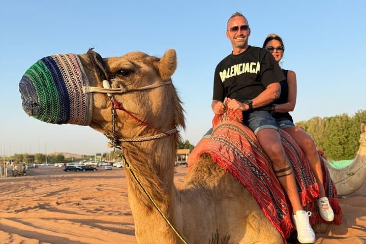 Dubai Half-Day Desert Safari: Dune Bashing, Camel Ride & BBQ BBQ Dinner Experience photo 6