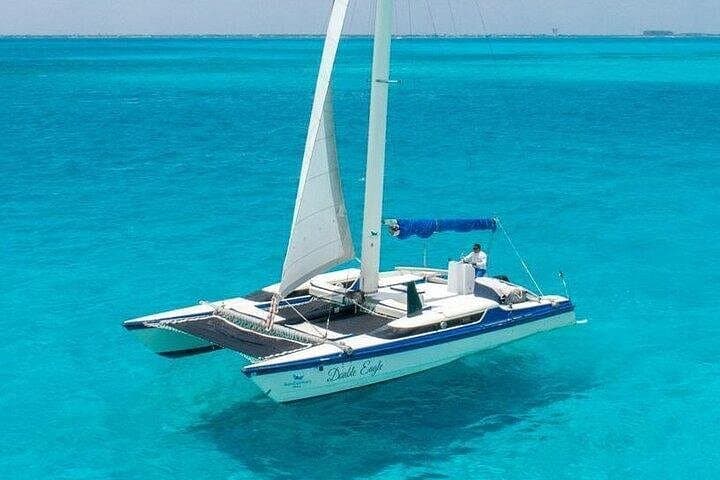Private Catamaran Party to Isla Mujeres: Snorkel, Beach Club & Sunset photo 2